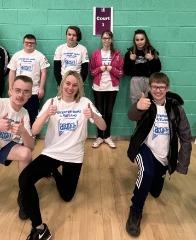 School games boccia finalsA group of Forest Way School's sports leaders attended Loughborough University to support the School Games boccia county finals