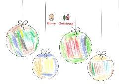 Christmas cardsThis lovely Christmas card was designed by a pupil in Acorns 5